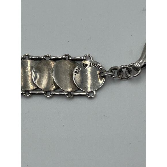 Silpada Retired 925 Sterling Silver Simply Sequin Disc Coin Link Bracelet B2829 - Picture 8 of 12